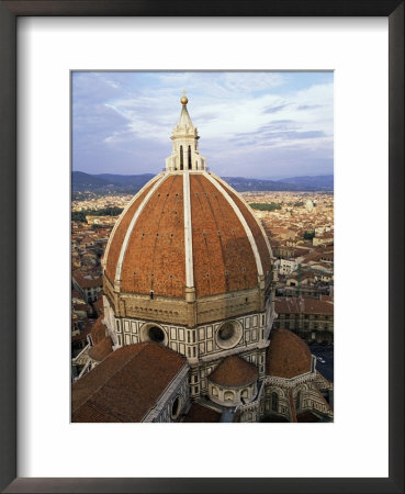 Elevated View Of The Duomo, Florence, Unesco World Heritage Site, Tuscany, Italy by James Emmerson Pricing Limited Edition Print image