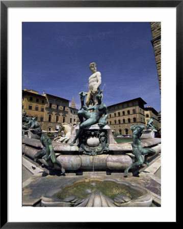 Neptune Fountain, Piazza Della Signoria, Florence, Tuscany, Italy by Sergio Pitamitz Pricing Limited Edition Print image