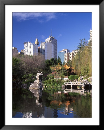 Chinese Garden, Darling Harbor, Sydney, Australia by David Wall Pricing Limited Edition Print image