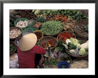 Vegetable Market, Hue, Vietnam by Keren Su Pricing Limited Edition Print image
