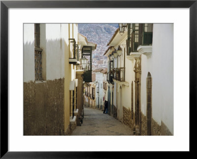 Street Scene, La Paz, Bolivia, South America by Jane Sweeney Pricing Limited Edition Print image