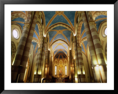Inside St. Lorenzo Cathedral, Alba, Italy by Martin Moos Pricing Limited Edition Print image
