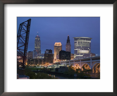 Detroit Avenue Bridge, Cleveland, Ohio, Usa by Walter Bibikow Pricing Limited Edition Print image