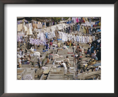 Laundry, Bombay, India by Robert Harding Pricing Limited Edition Print image