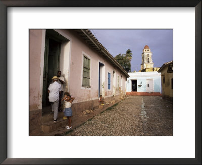Street In Trinidad, Cuba, West Indies, Central America by Bruno Morandi Pricing Limited Edition Print image