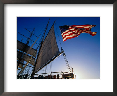 Stern Of The Star Of India Maritime Museum In Downtown San Diego, San Diego, California by Richard Cummins Pricing Limited Edition Print image