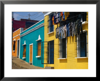 Brightly Painted Houses In Historic Centre Of City, Ciudad Bolivar, Bolivar, Venezuela by Krzysztof Dydynski Pricing Limited Edition Print image