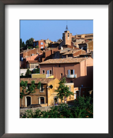 Village In Luberon Region, Roussillon, Provence-Alpes-Cote D'azur, France by Glenn Van Der Knijff Pricing Limited Edition Print image