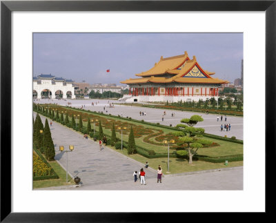 Chiang Kai Shek Memorial Square, Hall And National Theatre, Taipei, Taiwan by Adina Tovy Pricing Limited Edition Print image