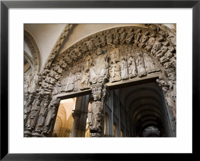 Details From The Porch Of La Gloria, Santiago Cathedral, Santiago De Compostela by R H Productions Pricing Limited Edition Print image