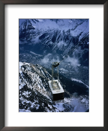 Cable-Car To Summit Of Le Brevent, Chamonix, France by Chris Mellor Pricing Limited Edition Print image