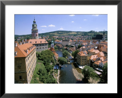 View Of Cesky Krumlov From Castle, Cesky Krumlov, Czech Republic by Jane Sweeney Pricing Limited Edition Print image