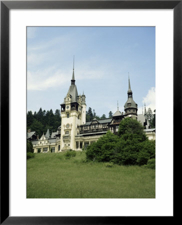 Peles Castle, Summer Palace Of King Carol I, Dating From 1883, Sinaia, Transylvania, Romania by Christopher Rennie Pricing Limited Edition Print image