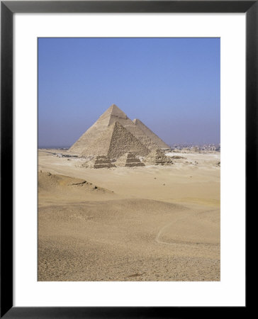 Pyramids At Giza, Unesco World Heritage Site, Near Cairo, Egypt, North Africa, Africa by Jack Jackson Pricing Limited Edition Print image