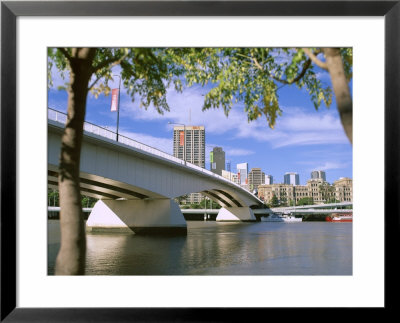 The Victoria Bridge And The Brisbane River, Brisbane, Queensland, Australia by G Richardson Pricing Limited Edition Print image