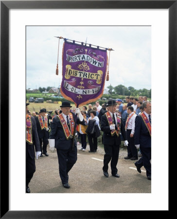 Orangemen Parade At Drumcree Church, Portadown, Northern Ireland, United Kingdom by David Lomax Pricing Limited Edition Print image
