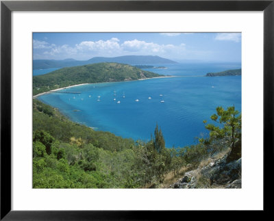 View Over Bauer Bay, South Molle Island, Whitsundays, Queensland, Australia by Ken Gillham Pricing Limited Edition Print image