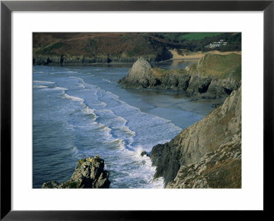 Three Cliffs Bay, Gower Peninsula, Glamorgan, Wales, United Kingdom by Jean Brooks Pricing Limited Edition Print image