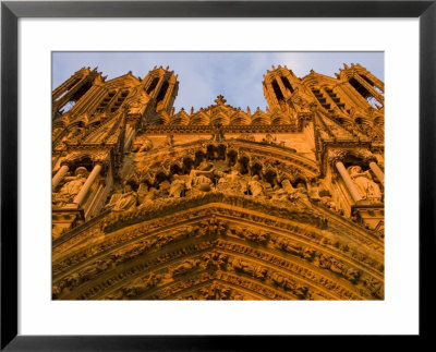 Cathedral Of Notre Dame, Unesco World Heritage Site, Reims, Haute Marne, France by Charles Bowman Pricing Limited Edition Print image