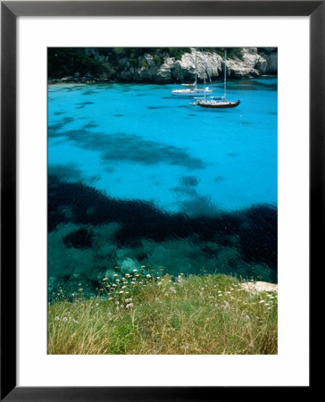 Turquoise Waters At Marcarella, Menorca, Balearic Islands, Spain by Dallas Stribley Pricing Limited Edition Print image