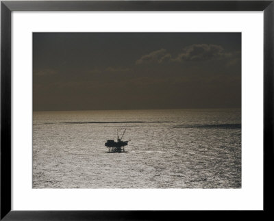Oil Rig At Sunset by Jason Edwards Pricing Limited Edition Print image