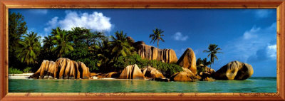 La Digue Island, Seychelles, Indian Ocean by K.H. Hanel Pricing Limited Edition Print image