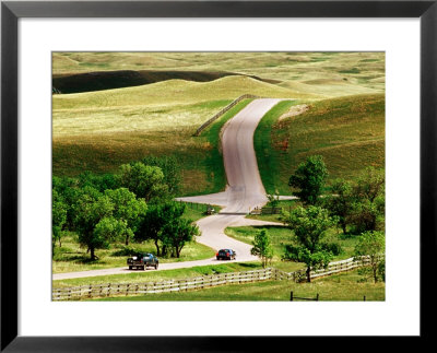 Cars On Wildlife Loop, Custer State Park, Black Hills, South Dakota by Richard Cummins Pricing Limited Edition Print image