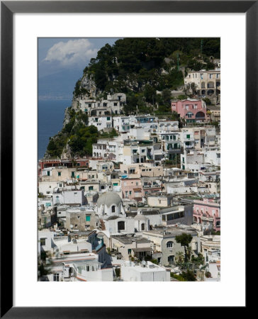 View Of Capri From Belvedere Cannone, Bay Of Naples, Campania, Italy by Walter Bibikow Pricing Limited Edition Print image