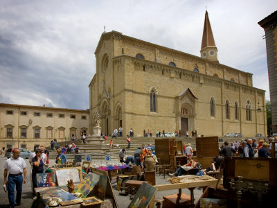 Cathedral Of Arezzo, Arezzo, Tuscany, Italy by Robert Eighmie Pricing Limited Edition Print image