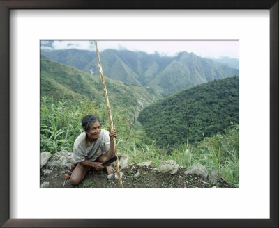 Ifagao Indian Rice Paddy Worker, Banaue, Philippines, Southeast Asia by Derrick Furlong Pricing Limited Edition Print image