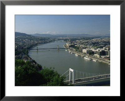 River Danube And City, Budapest, Hungary by G Richardson Pricing Limited Edition Print image