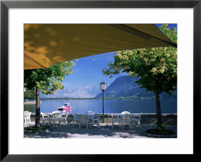 View Of The Lake From Cafe, Zell Am See, Austria by Jean Brooks Pricing Limited Edition Print image