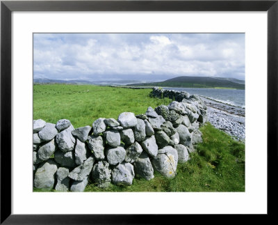 Dry Stone Wall, County Clare, Munster, Eire (Republic Of Ireland) by Graham Lawrence Pricing Limited Edition Print image