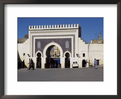 Bab Bou Jeloud, Fes El Bali, Fez, Morocco, North Africa, Africa by R H Productions Pricing Limited Edition Print image