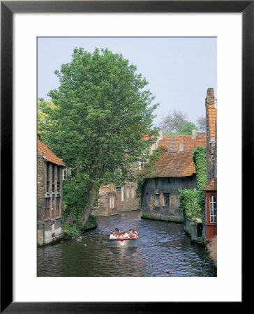 Boat Trips Along The Canals, Brugge (Bruges), Belgium by Roy Rainford Pricing Limited Edition Print image
