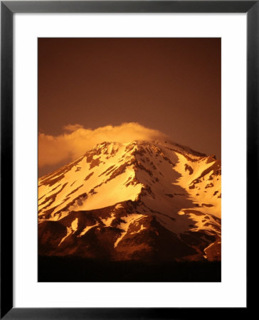 Mountain Peak At Sunset, Mt. Shasta, Usa by Lee Foster Pricing Limited Edition Print image