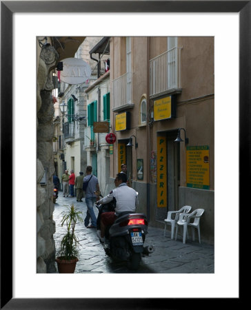 Calabrian Street Scene, Tropea, Calabria, Italy by Walter Bibikow Pricing Limited Edition Print image