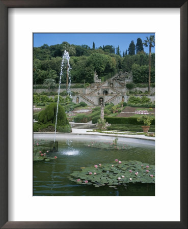 Gardens Of The Villa In Collodi, Italy Where Pinnochio Was Written by Taylor S. Kennedy Pricing Limited Edition Print image
