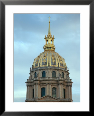 Gold Dome Of Hotel Des Invalides, Paris, France by Lisa S. Engelbrecht Pricing Limited Edition Print image