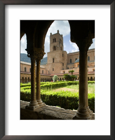 Santa Maria La Nuova Duomo, Monreale, Sicily, Italy by Walter Bibikow Pricing Limited Edition Print image