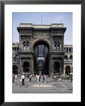 Galleria Vittorio Emanuele, The World's Oldest Mall, Milan, Italy by Tony Gervis Pricing Limited Edition Print image