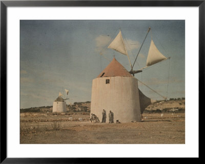 Windmills In Portugal by W. Robert Moore Pricing Limited Edition Print image