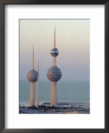 Water Towers, Kuwait City, Kuwait, Middle East by Peter Ryan Pricing Limited Edition Print image