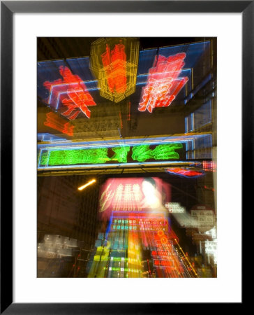 Nightlife, Mongkok Street Market, Kowloon, Hong Kong, China by Charles Bowman Pricing Limited Edition Print image