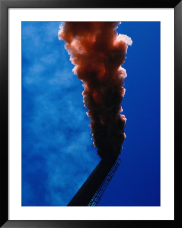 Smokestack Of Steel Mill, Talcahuano, Biobio, Chile by Eric Wheater Pricing Limited Edition Print image