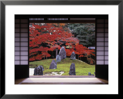 Sand Stone Garden, Komyo-In, Kyoto, Japan by Rex Butcher Pricing Limited Edition Print image