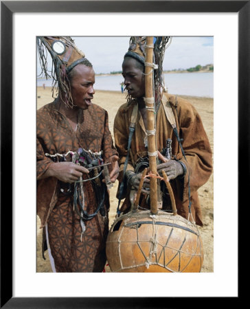 Griots, Traditional Musicians, Sofara, Mali, Africa by Bruno Morandi Pricing Limited Edition Print image