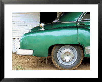 Detail Of Old American Car, Vinales Valley, Pinar Del Rio Province, Cuba by Lee Frost Pricing Limited Edition Print image