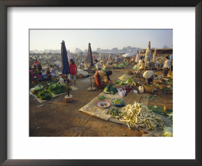 Morning Market, Vientiane, Laos by Rob Mcleod Pricing Limited Edition Print image