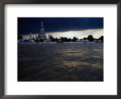 Clouds Over Wat Arun, Bangkok, Thailand by Ryan Fox Pricing Limited Edition Print image